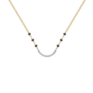 Sacred Arc - Lab Diamond Mangalsutra Necklace