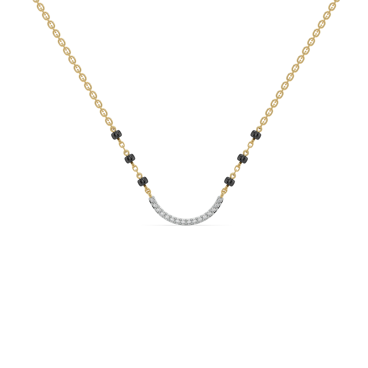 Sacred Arc - Lab Diamond Mangalsutra Necklace