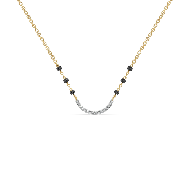 Lukson Sacred Arc - Lab Grown Diamond Mangalsutra Necklace
