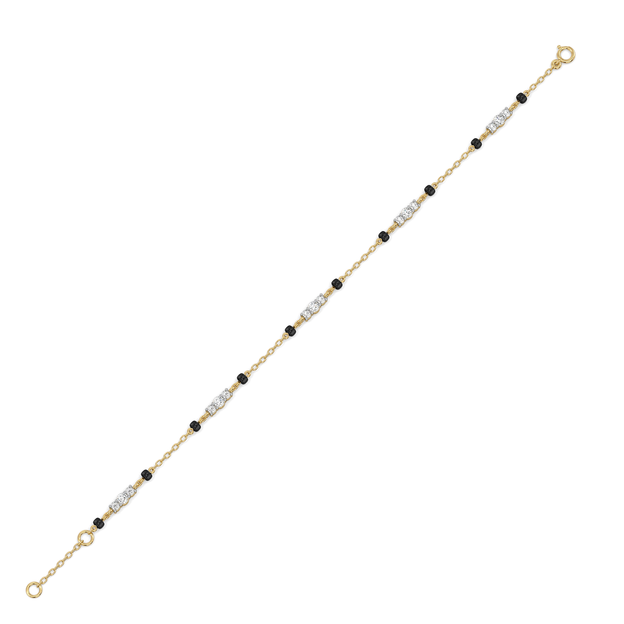 Subtle Promise - Lab Diamond Mangalsutra Bracelet
