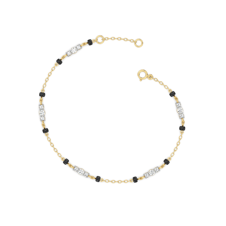 Subtle Promise - Lab Diamond Mangalsutra Bracelet