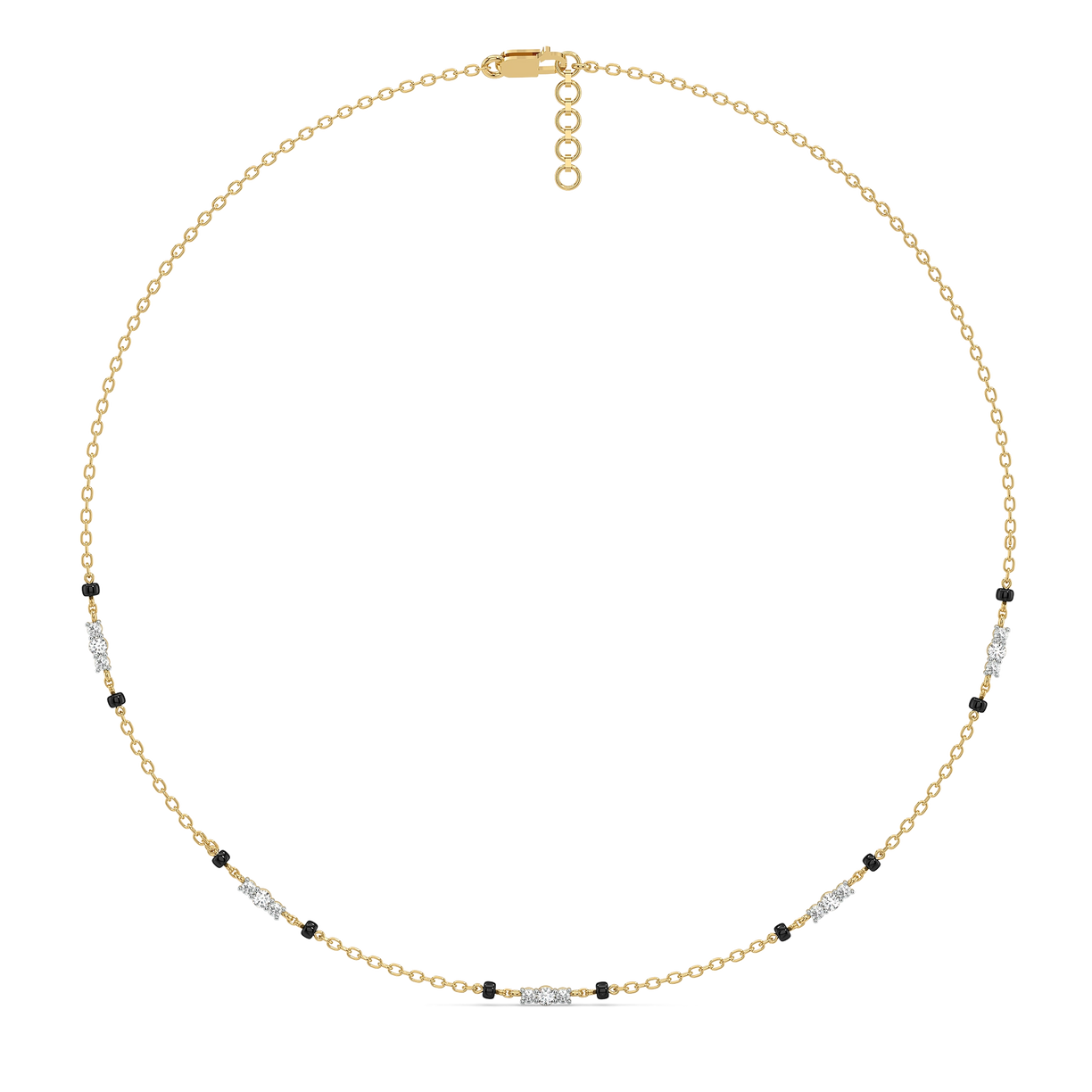 Subtle Promise - Lab Diamond Mangalsutra Necklace