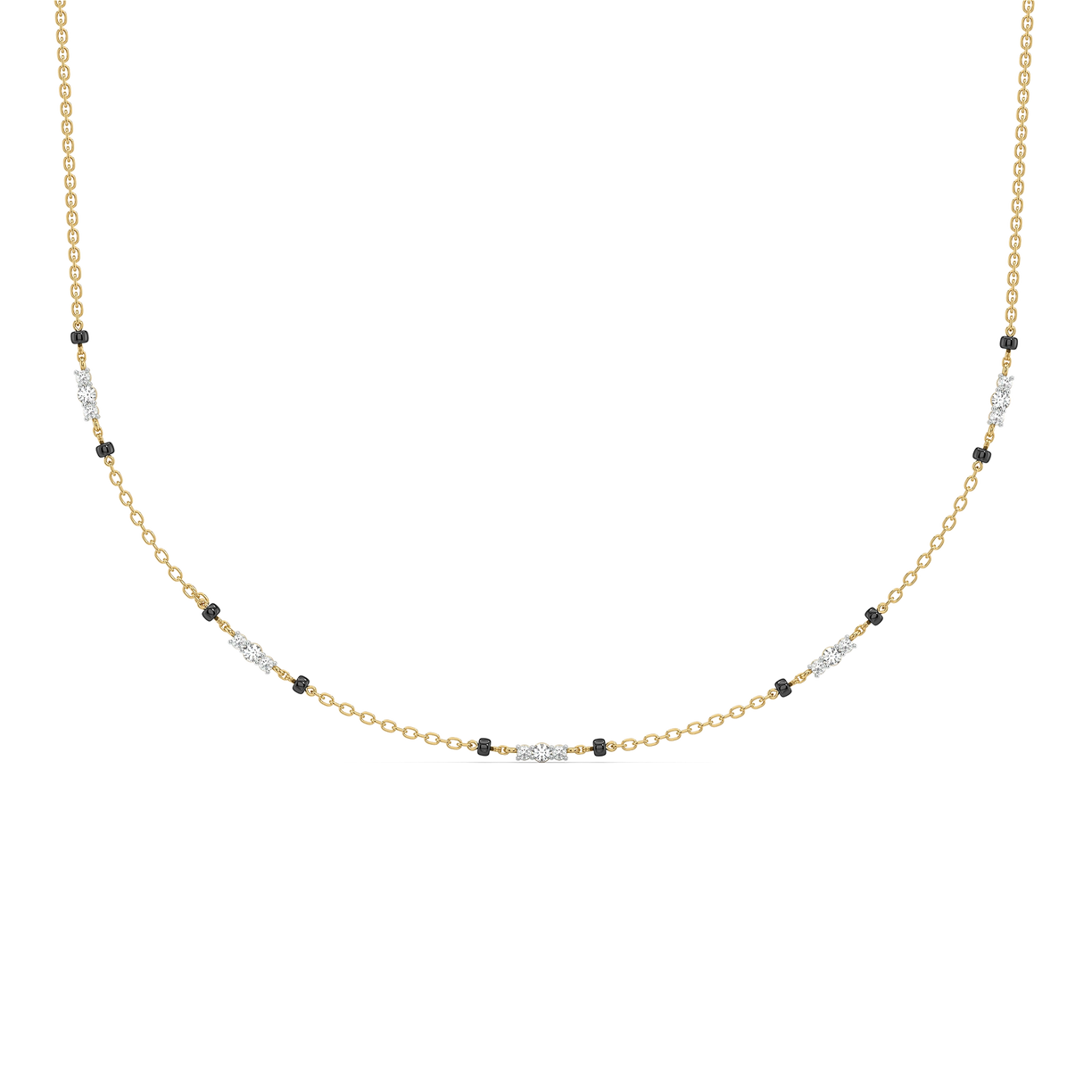 Subtle Promise - Lab Diamond Mangalsutra Necklace
