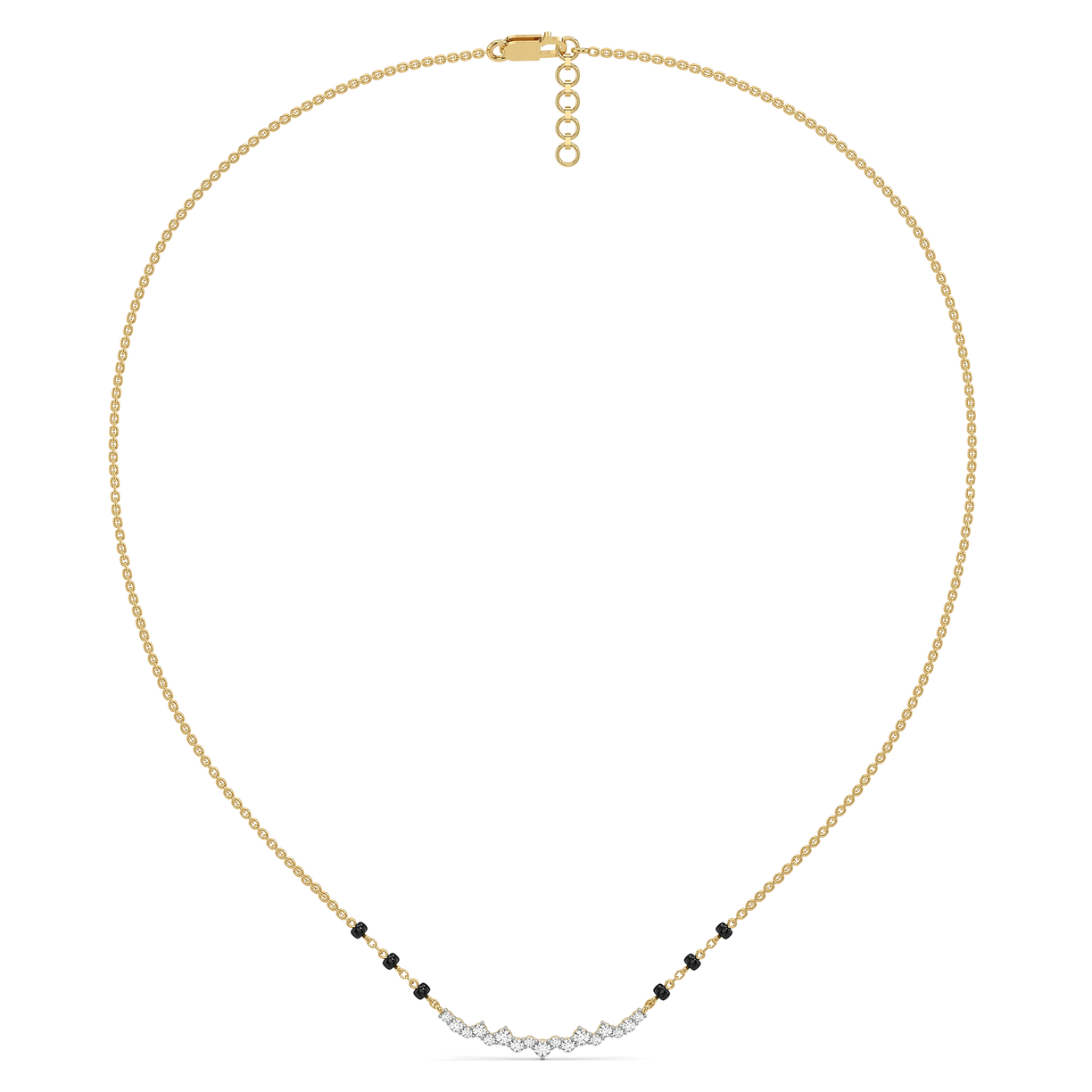 Majestic Line - Lab Diamond Mangalsutra Necklace