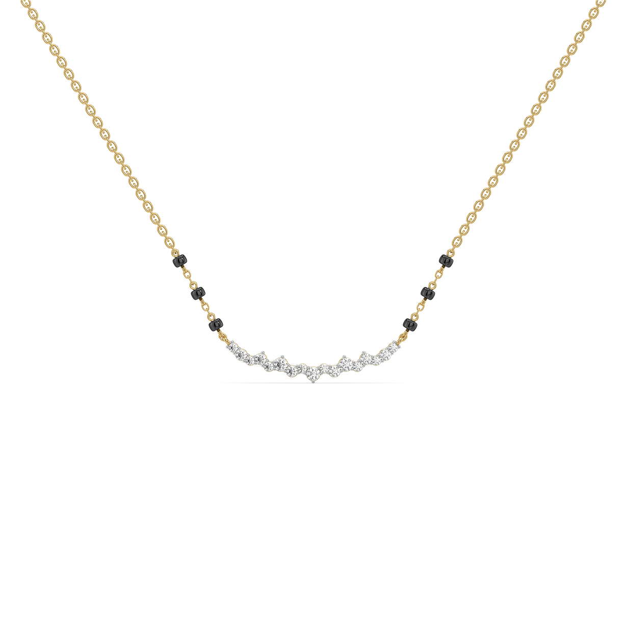 Majestic Line - Lab Diamond Mangalsutra Necklace