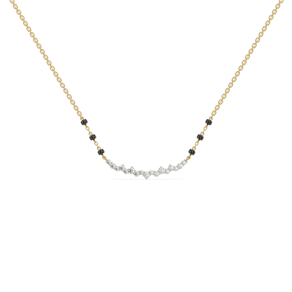 Lukson Majestic Line - Lab Grown Diamond Mangalsutra Necklace