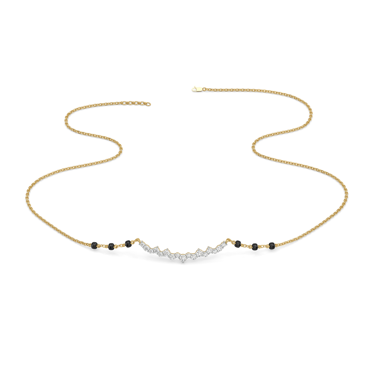 Majestic Line - Lab Diamond Mangalsutra Necklace