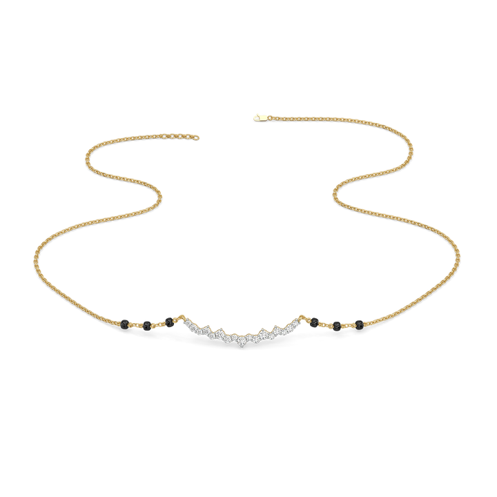 Majestic Line - Lab Diamond Mangalsutra Necklace