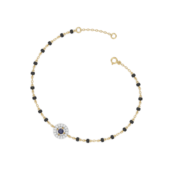 Protective Aura - Lab Diamond Mangalsutra Bracelet