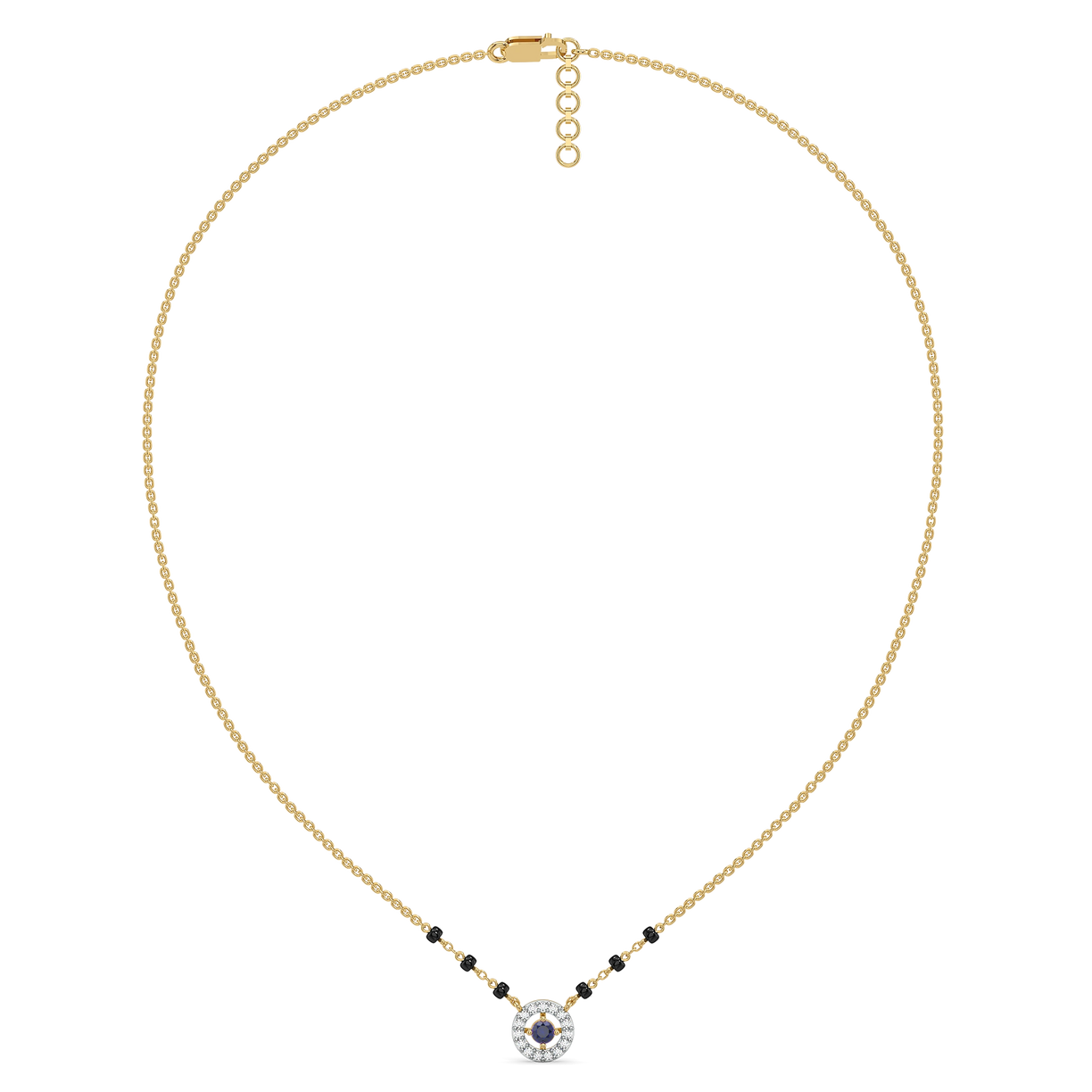 Protective Aura - Lab Diamond Mangalsutra Necklace