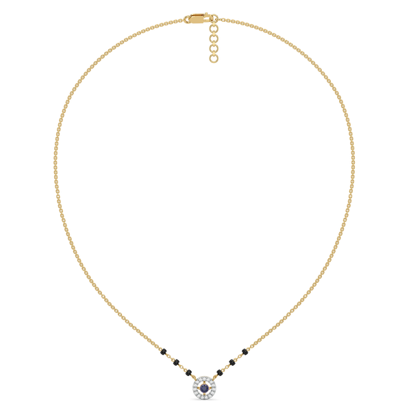 Protective Aura 18kt Gold Vermeil - Lab Grown Diamond Mangalsutra Necklace - Lukson 