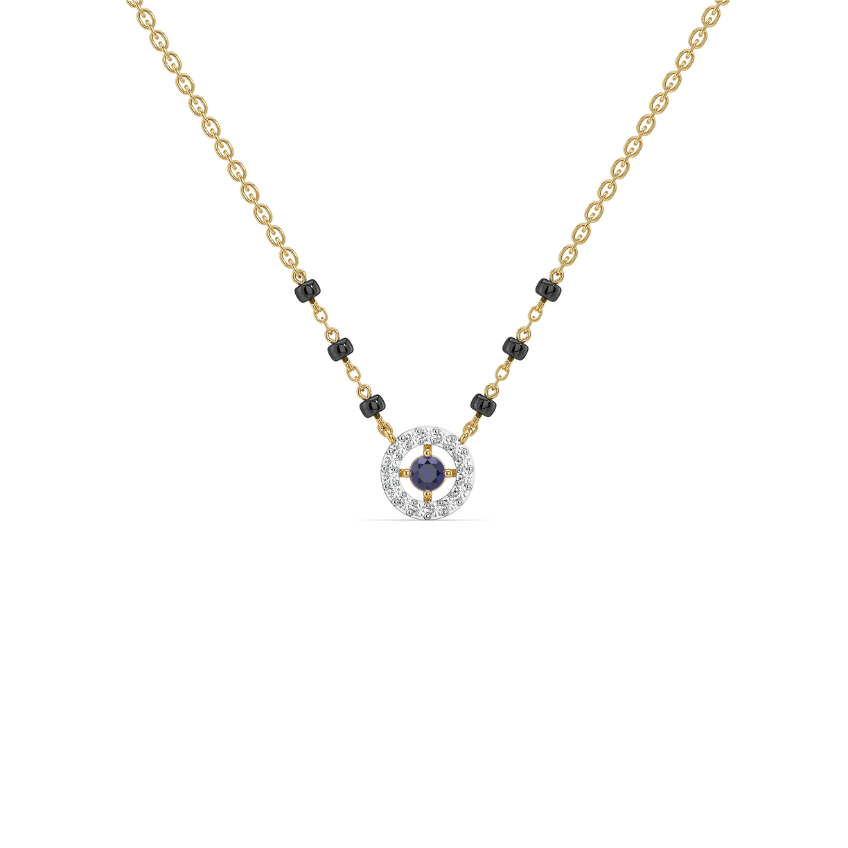 Protective Aura - Lab Diamond Mangalsutra Necklace