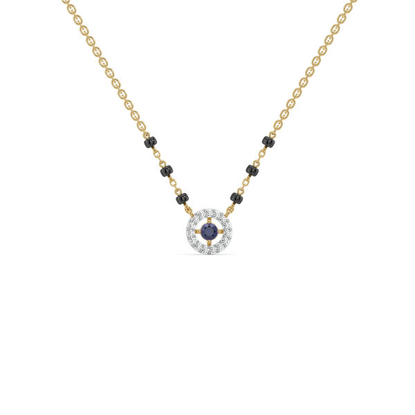 Protective Aura - Lab Grown Diamond Mangalsutra Necklace - Lukson 