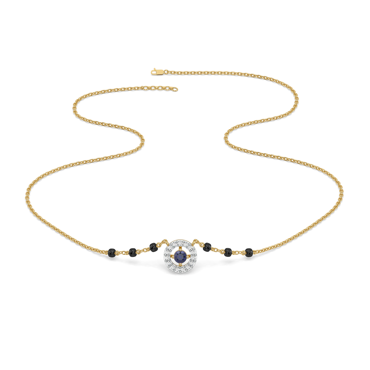 Protective Aura - Lab Diamond Mangalsutra Necklace