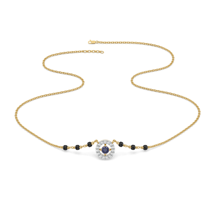 Protective Aura - Lab Diamond Mangalsutra Necklace