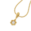 Tiny Blossom - Lab Diamond Pendant