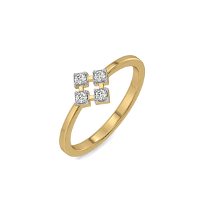 Diamond Grid - Lab Diamond Ring