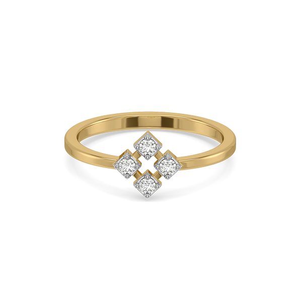 Diamond Grid - Lab Diamond Ring