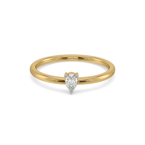 Pure Pear - Lab Diamond Ring