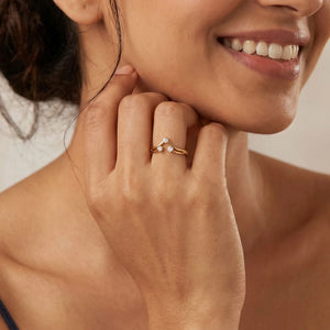 Three Point Star - Lab Diamond Ring