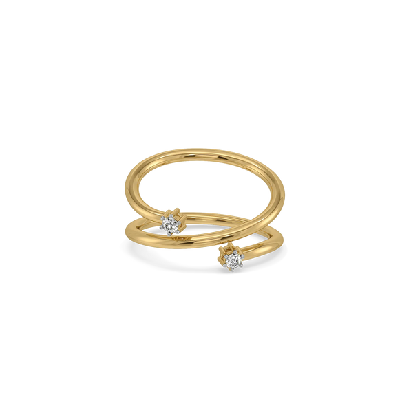 Twirl of Light - Lab Diamond Ring