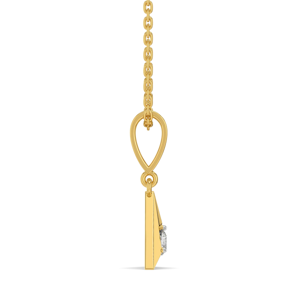 True North - Lab Diamond Pendant