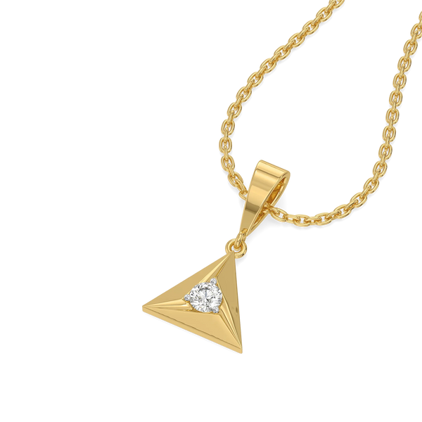 True North - Lab Diamond Pendant
