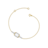 Golden Connection - Lab Diamond Bracelet