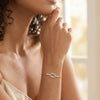 Golden Connection - Lab Diamond Bracelet