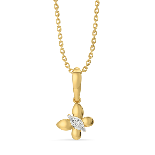 Flutter Marquise - Lab Diamond Pendant