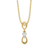 Pear Loop - Lab Diamond Pendant