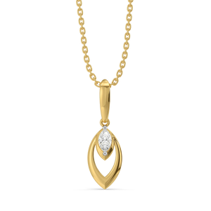 Luna Marquise - Lab Diamond Pendant