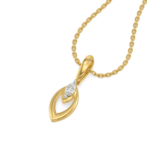 Luna Marquise - Lab Diamond Pendant
