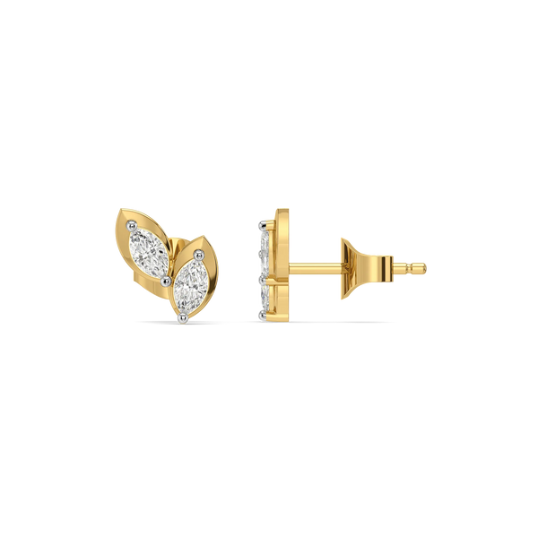 Luna Marquise - Lab Diamond Stud Earrings