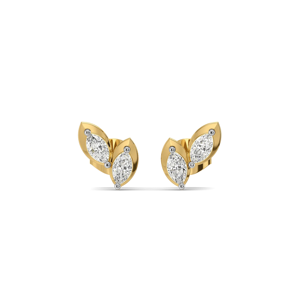 Luna Marquise - Lab Diamond Stud Earrings