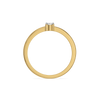 Oval Lock - Lab Diamond Solitaire Ring