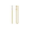 The Love Lock - Lab Diamond Drop Earrings