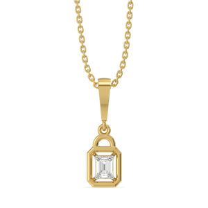 Crown Cut - Lab Diamond Pendant