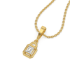 Crown Cut - Lab Diamond Pendant