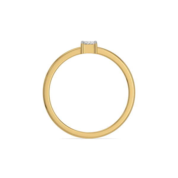 Crown Cut - Lab Diamond Ring