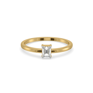 Crown Cut - Lab Diamond Ring