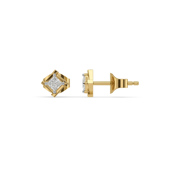 Crown Cut - Lab Diamond Stud Earrings