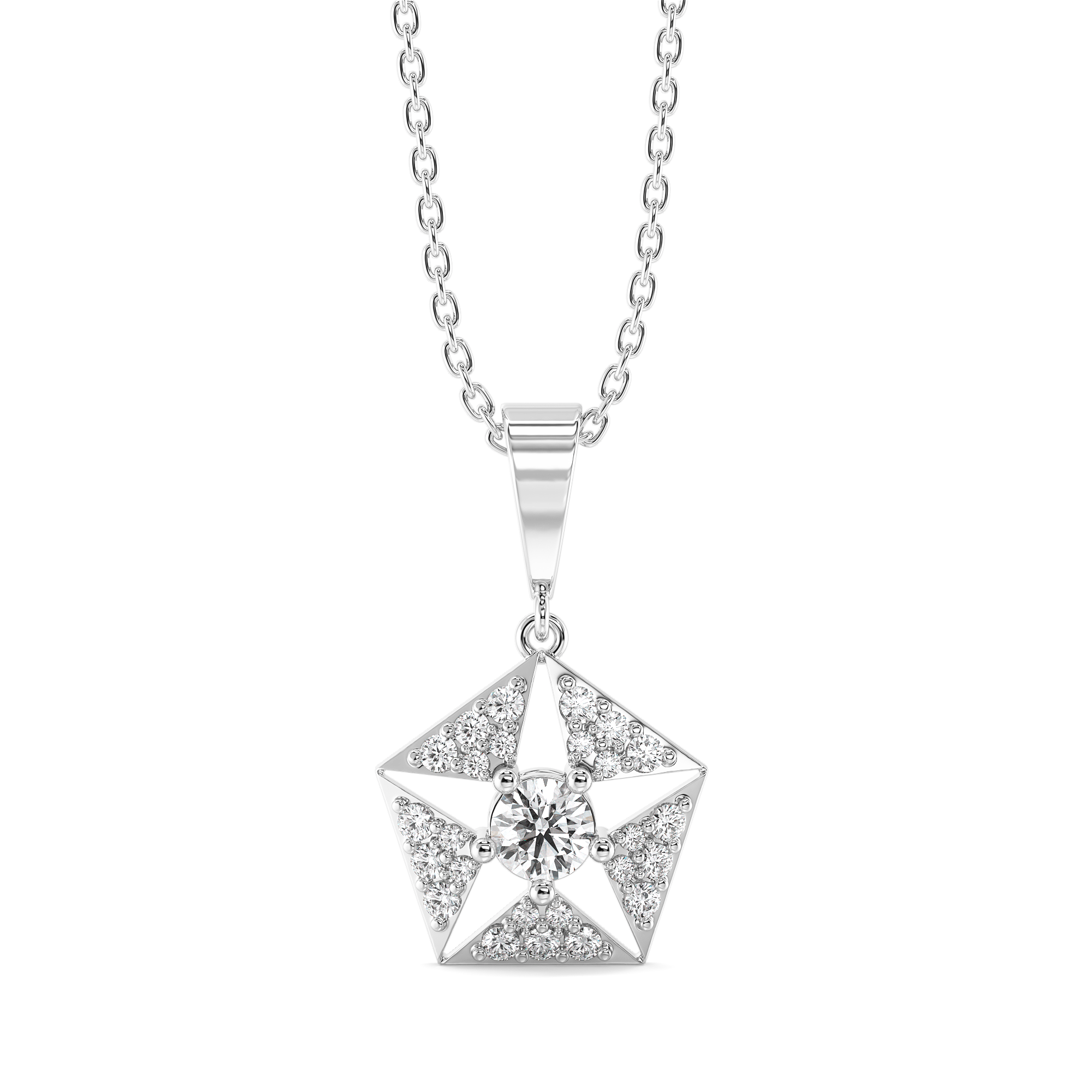 Echo of Light - Lab Diamond Pendant