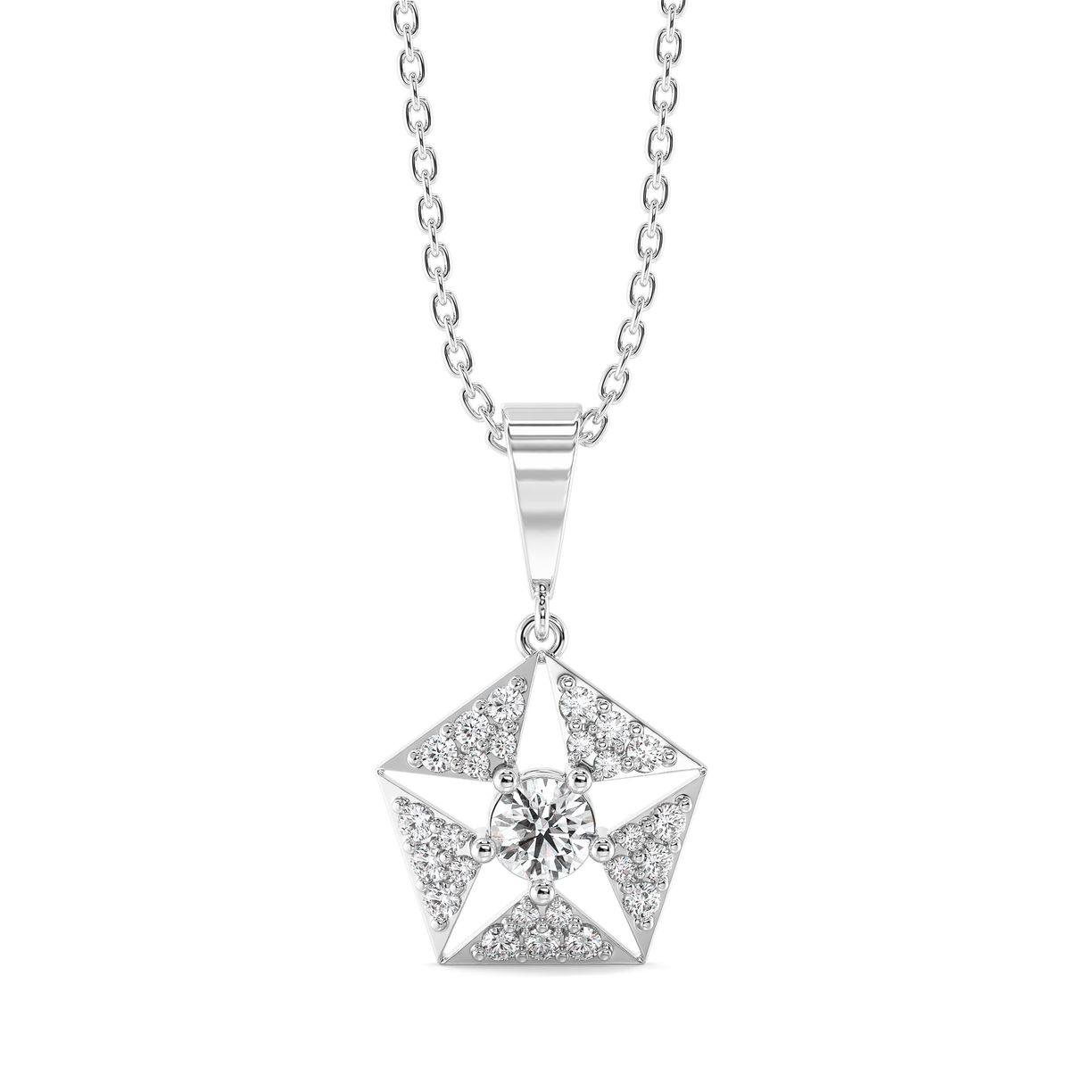 Echo of Light - Lab Diamond Pendant