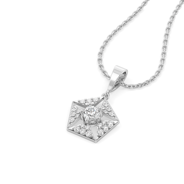 Echo of Light - Lab Diamond Pendant