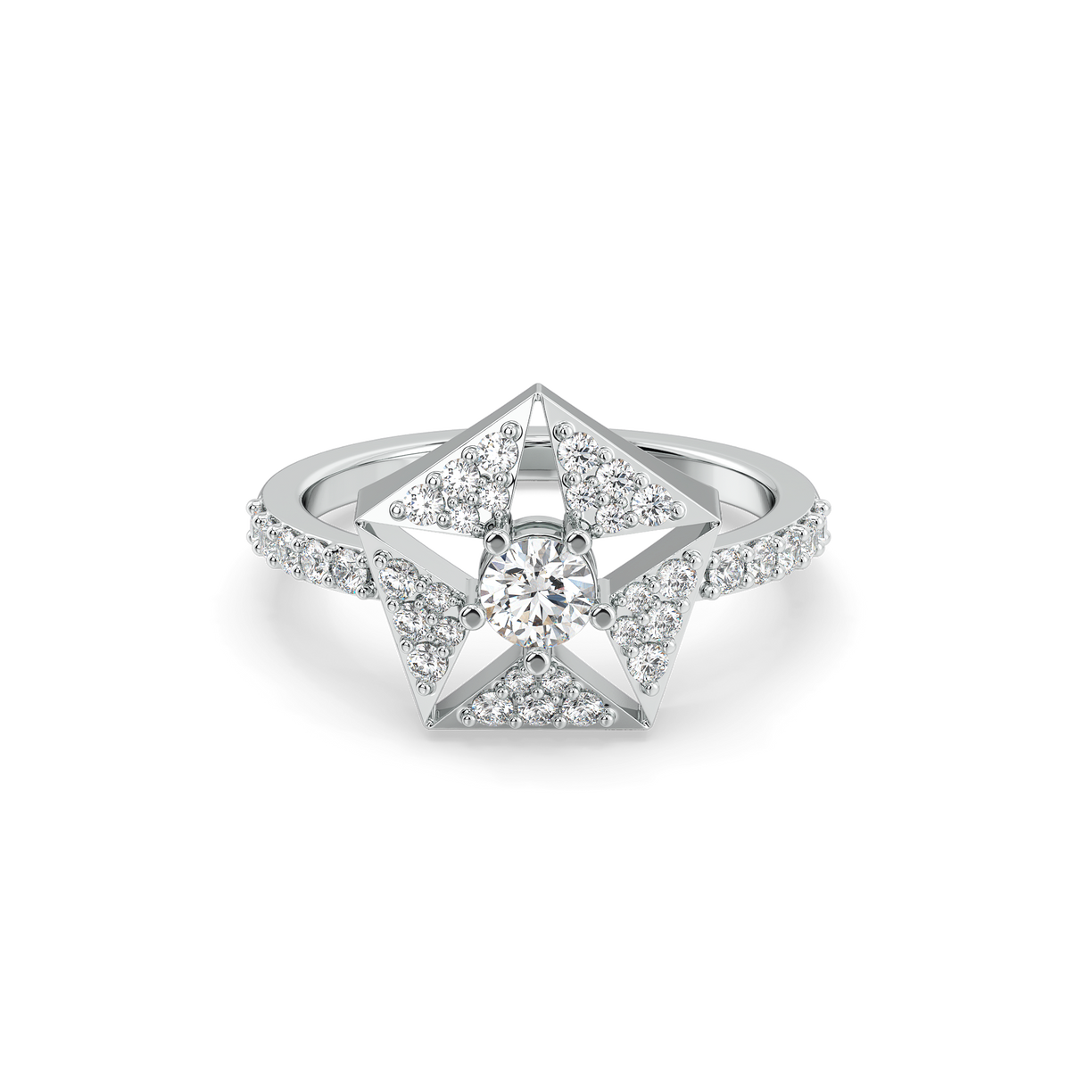 Echo of Light - Lab Diamond Ring