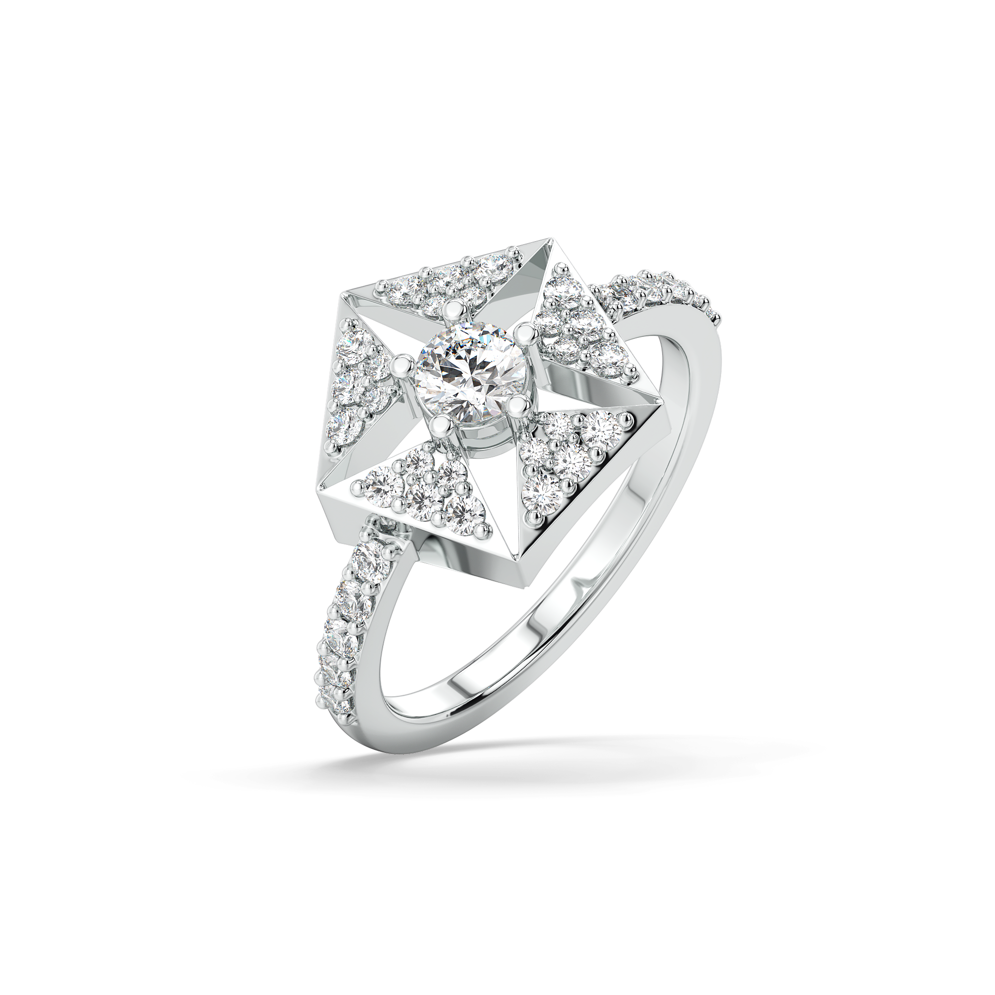 Echo of Light - Lab Diamond Ring