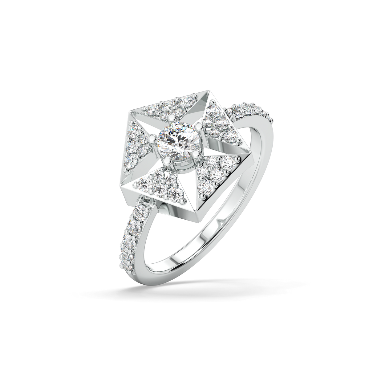 Echo of Light - Lab Diamond Ring