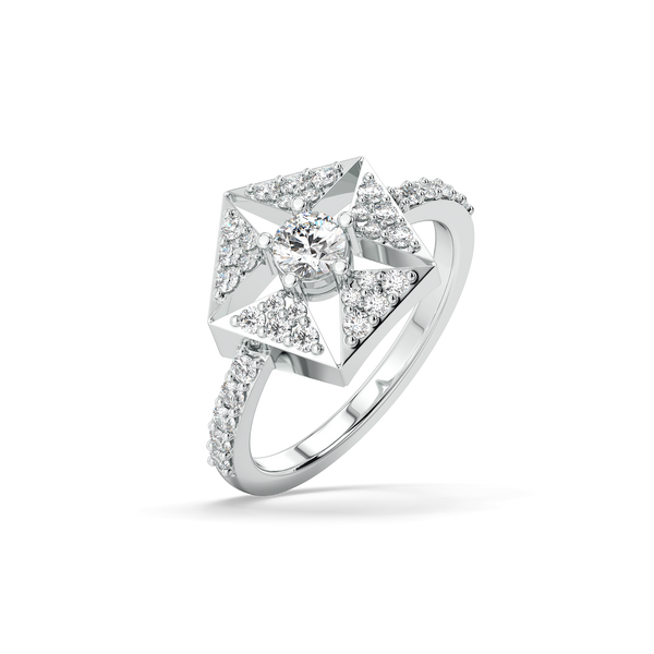 Lukson Echo of Light Lab Grown Diamond Ring
