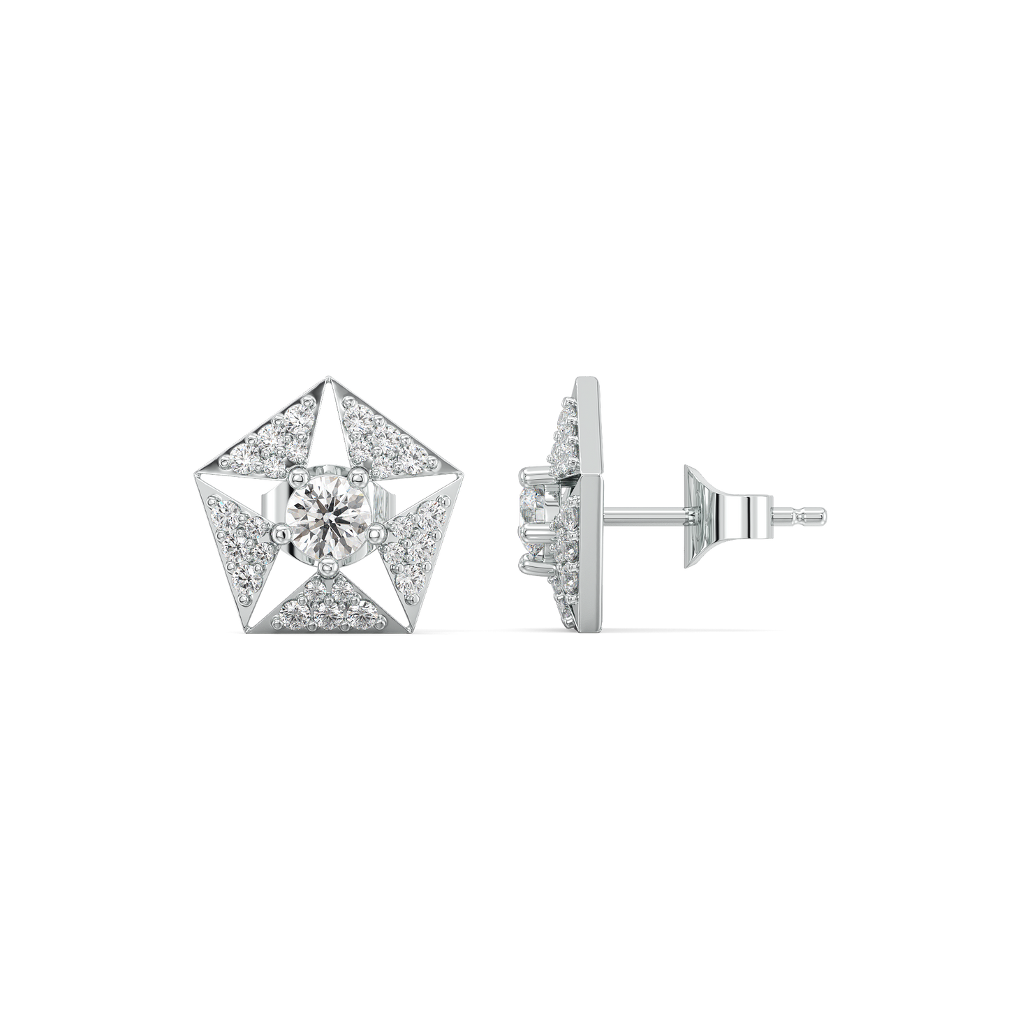 Echo of Light - Lab Diamond Earrings